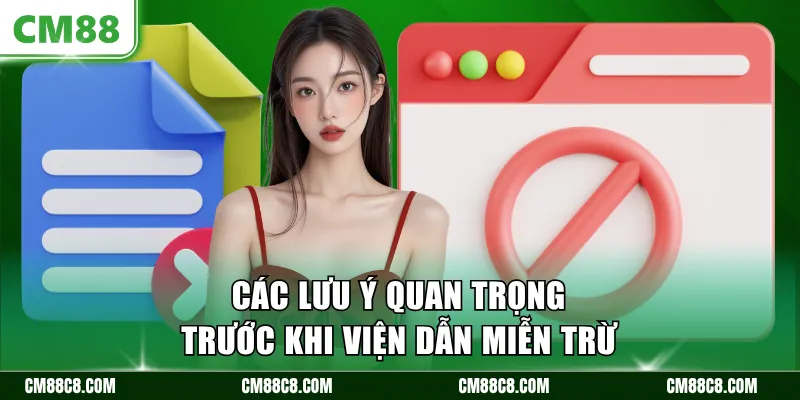 Các lưu ý quan trọng trước khi viện dẫn miễn trừ 